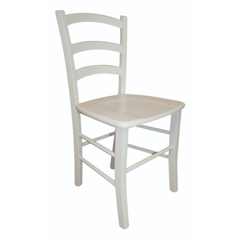 Stol PAESANA masivno sedišče (bela, 43x43x86) Stol PAESANA masivno sedišče (bela, 43x43x86)