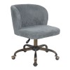 Pisarniški stol VELVET (siva)