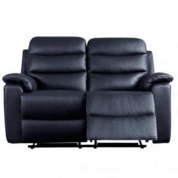 Sedežna garnitura TAURUS II (črna, Dvosed)