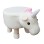 Tabure UNICORN (bela)
