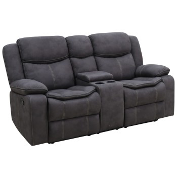 Sedežna garnitura SAFIR (rjava, Dvosed)