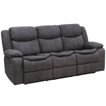 Sedežna garnitura SAFIR (rjava, Trosed)