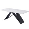 Miza AMAYA (180x90x76, bel marmor, mat) Miza AMAYA (180x90x76, bel marmor, mat)