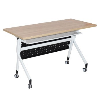 Pisalna miza MARINA (bela + hrast)