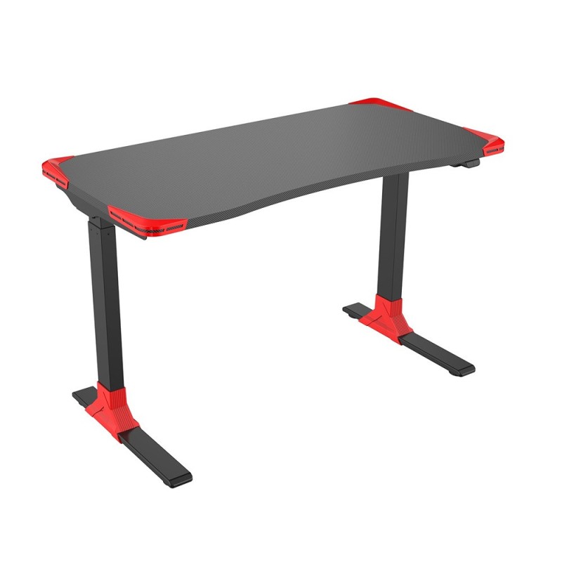 Pisalna miza DEREK (črna + rdeča)