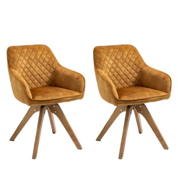 Stol VELES (curcuma, 60x60x85)