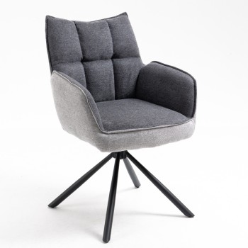 Stol RINGO 2 (temno siva + svetlo siva) Stol RINGO 2 (temno siva + svetlo siva)