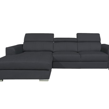 Sedežna garnitura MONTREAL REC 120 (Leva, antracit)