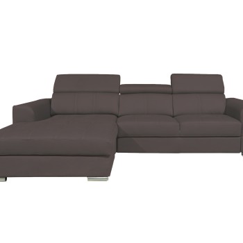 Sedežna garnitura MONTREAL REC 120 (rjava, Leva)