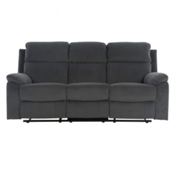 Sedežna garnitura VILUX NEW (siva, Trosed)