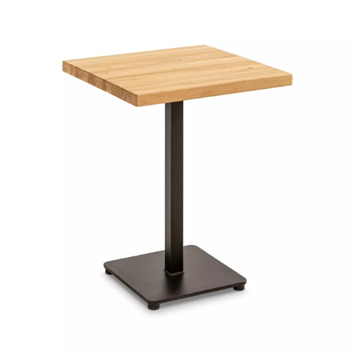 Bistro miza MATINA (hrast, 60x60x75)
