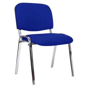 Konferenčni stol ISO krom (modra) Konferenčni stol ISO krom (modra)