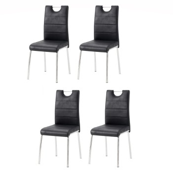 Stol ROMA IV NEW (črna)