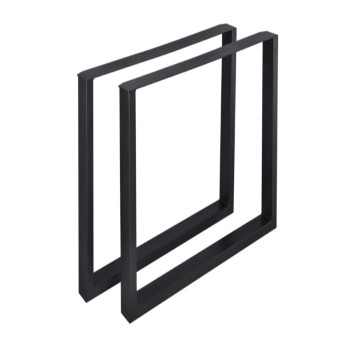 Miza JENNY - noga U (črna, 6x3)