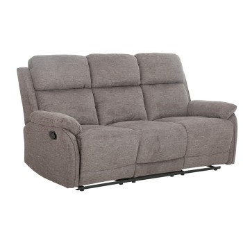 Sedežna garnitura MOVINA (rjava, Trosed, 186x88x101)