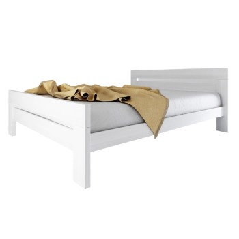 Postelja KLARA (bela, 160x200)