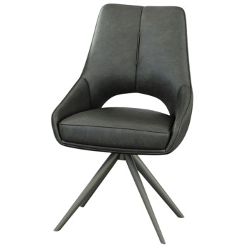 Stol HAJDI (črna, 55,5x63x91)