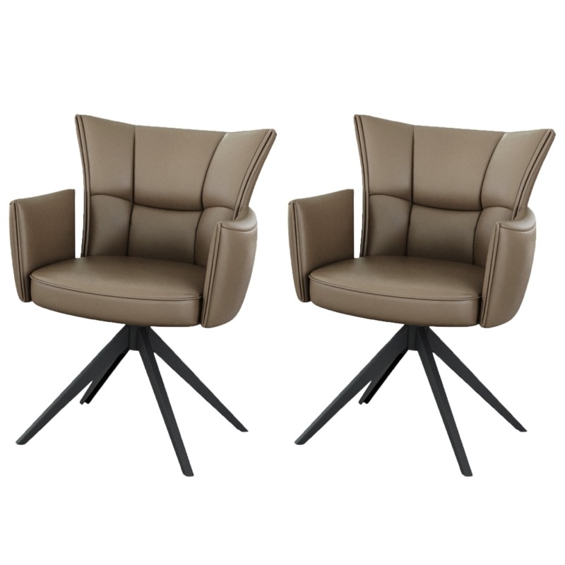 Stol LEDER (rjava) Stol LEDER (rjava)