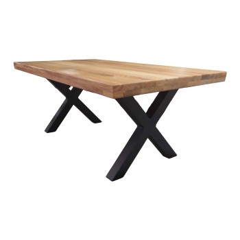 Klubska miza CONNECT - noga X (5x5)