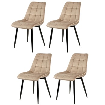 Stol MESINA (cappuccino, 48x60x89)