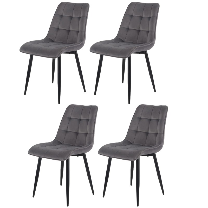 Stol MESINA (siva, 48x60x89) Stol MESINA (siva, 48x60x89)