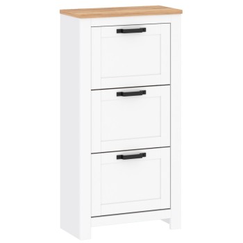 Omara za čevlje TEOLO 2 (bela + hrast)