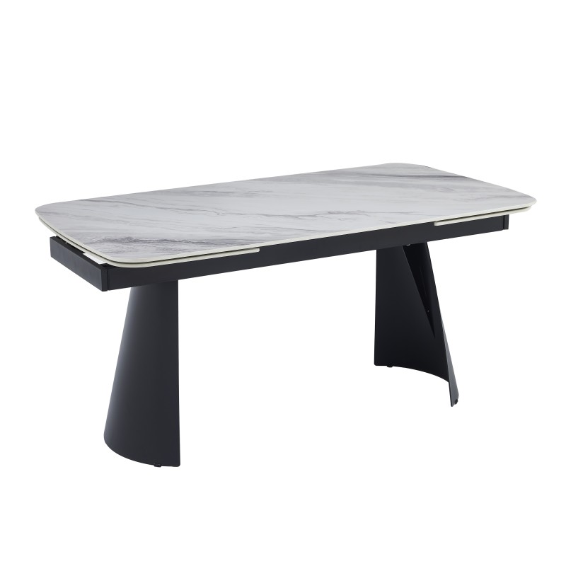 Raztegljiva miza VENOM (bela, 160/200/240x90x76, mat) Raztegljiva miza VENOM (bela, 160/200/240x90x76, mat)