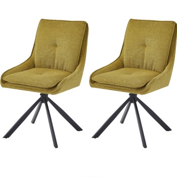 Stol BERGO (rumena, 46x63x86)