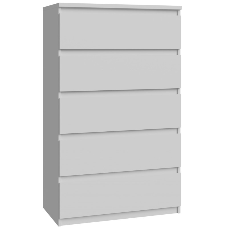Komoda CHELSEA 45 (bela, 77x42x128) Komoda CHELSEA 45 (bela, 77x42x128)