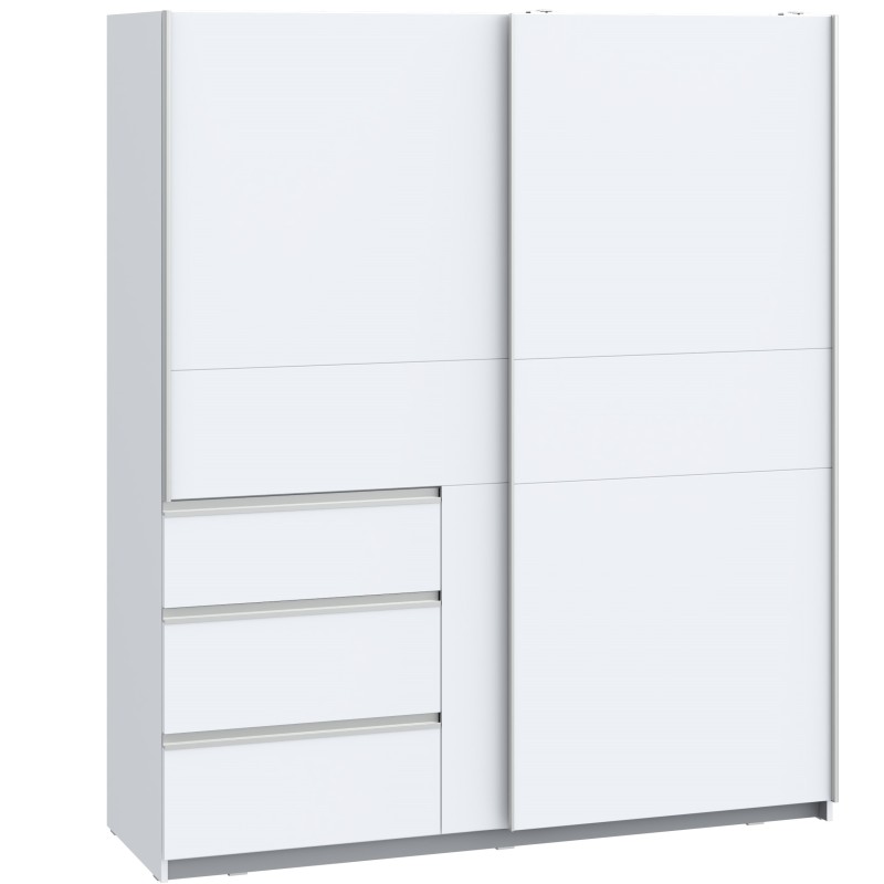 Garderobna omara WINN 170 (170 cm) (bela, 170x61x200,5) Garderobna omara WINN 170 (170 cm) (bela, 170x61x200,5)