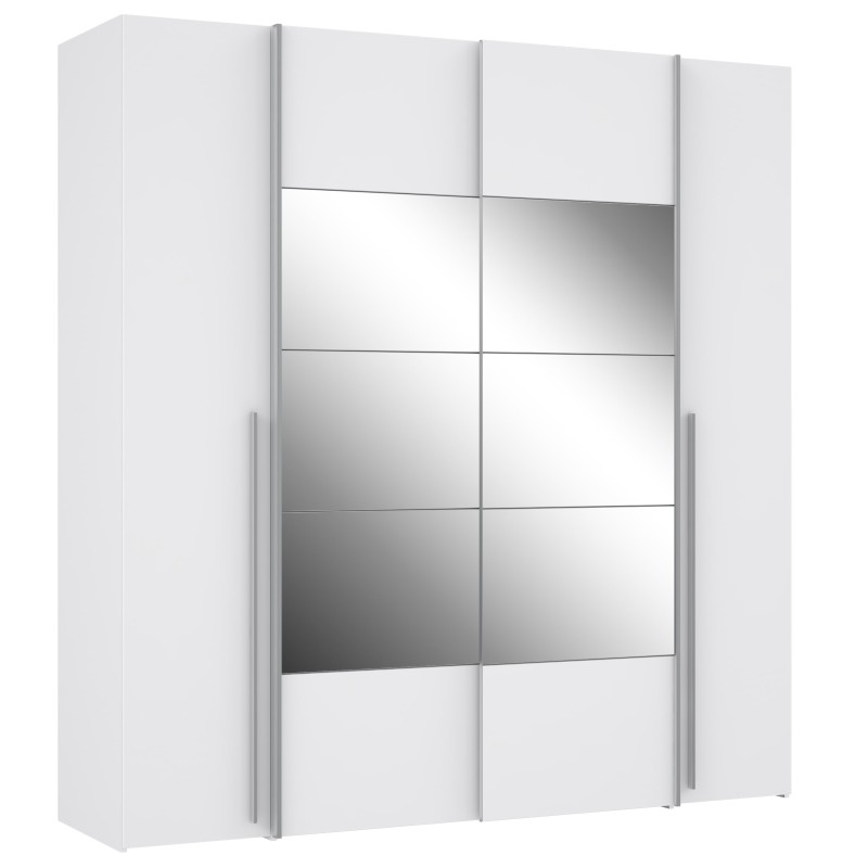 Garderobna omara NARAGO (200 cm) (bela, 200x61x210) Garderobna omara NARAGO (200 cm) (bela, 200x61x210)