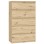 Komoda CHELSEA 45 (hrast, 77x42x128)