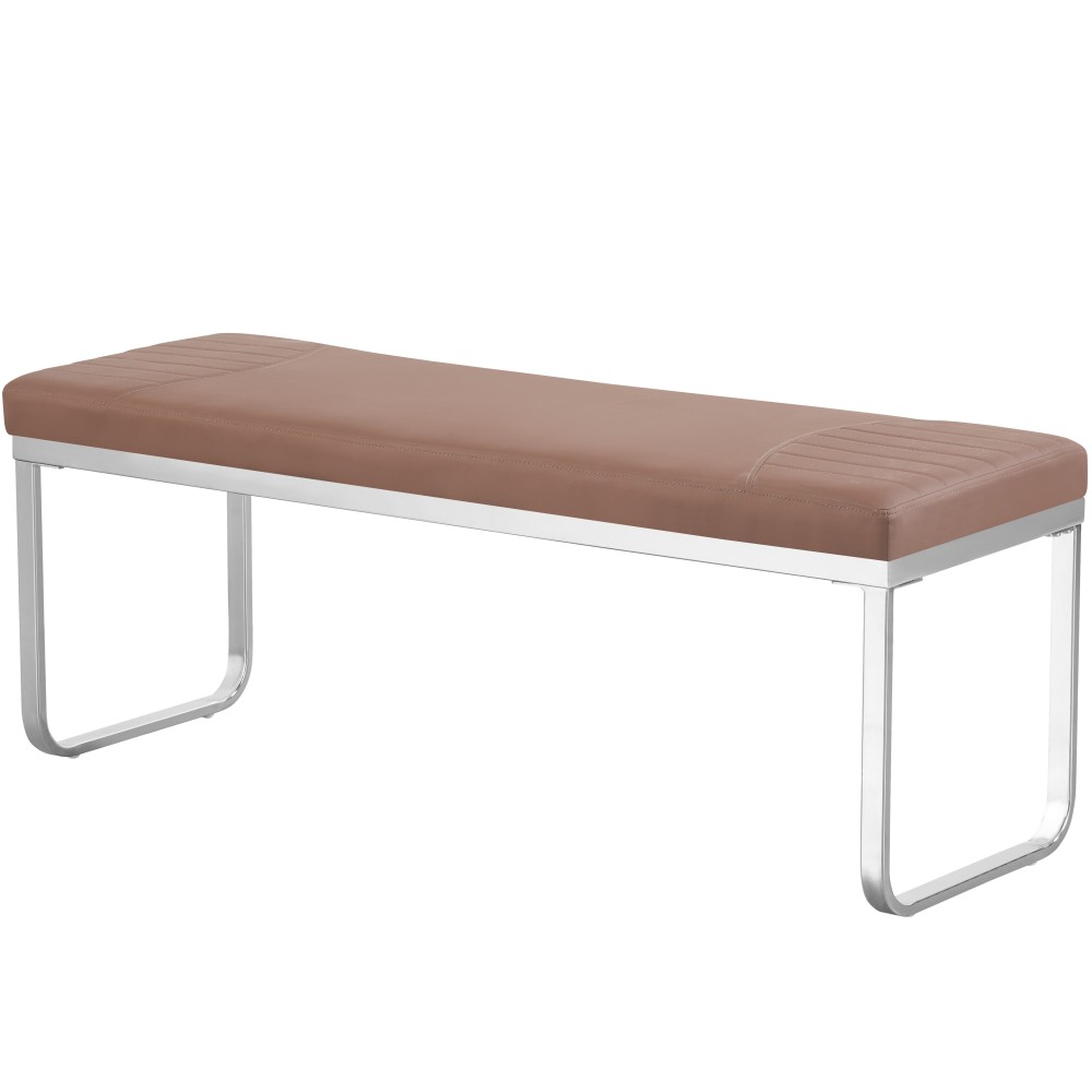 Klop DONIL (rjava, Umetno usnje, 100x40x45) Klop DONIL (rjava, Umetno usnje, 100x40x45)