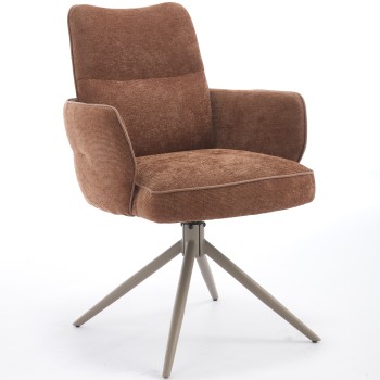 Stol DAFNE (rjava, 63x64x90,5)