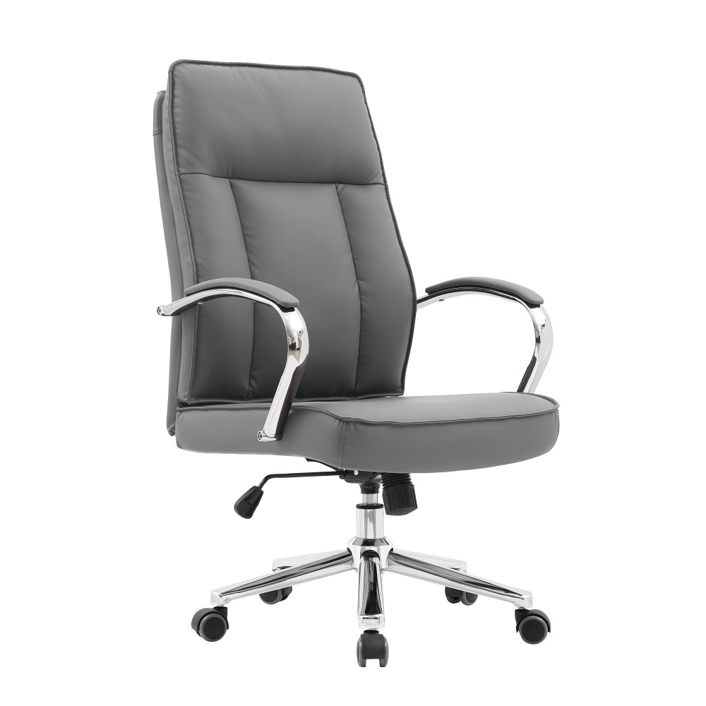 Pisarniški stol NATHAN (siva, 67x68x104-110) Pisarniški stol NATHAN (siva, 67x68x104-110)