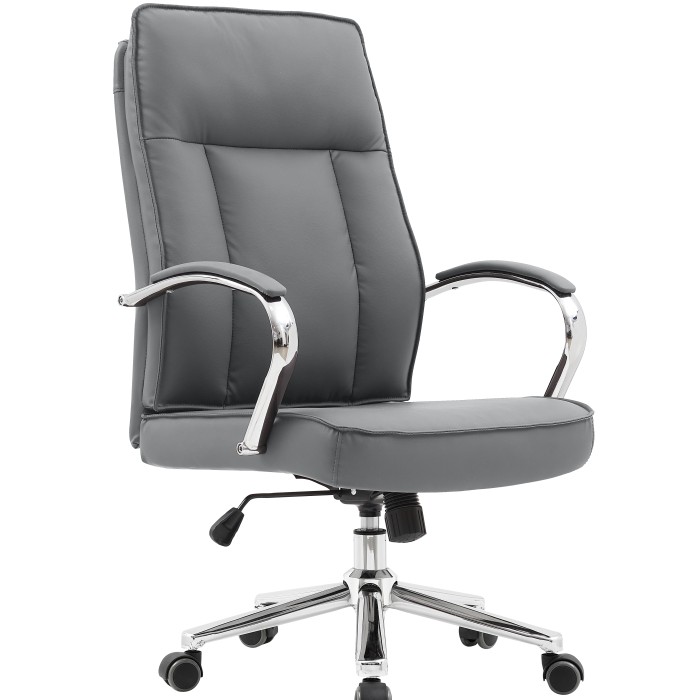Pisarniški stol NATHAN (siva, 67x68x104-110) Pisarniški stol NATHAN (siva, 67x68x104-110)