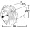 Tabure LION (rjava, 22x58x26)