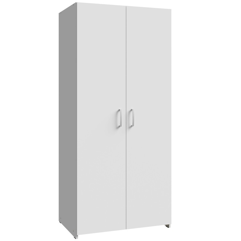 Garderobna omara WEST MARIN (80 cm) (bela, 80x54,5x178) Garderobna omara WEST MARIN (80 cm) (bela, 80x54,5x178)