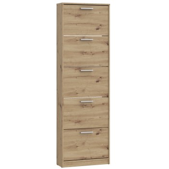 Omara za čevlje NET402712 (hrast, 58x20,5x186)