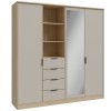 Garderobna omara FORTASTA (207,5 cm) (bež, 207,5x53x213) Garderobna omara FORTASTA (207,5 cm) (bež, 207,5x53x213)