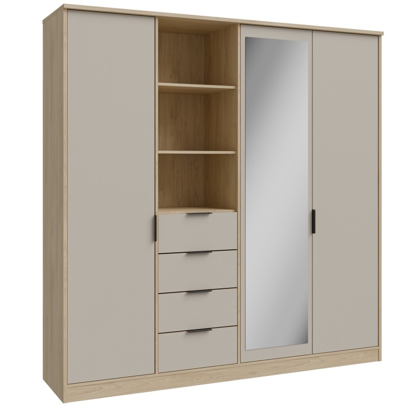Garderobna omara FORTASTA (207,5 cm) (bež, 207,5x53x213) Garderobna omara FORTASTA (207,5 cm) (bež, 207,5x53x213)