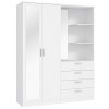 Garderobna omara DEWANIA (159 cm) (bela, 159x53x203,5) Garderobna omara DEWANIA (159 cm) (bela, 159x53x203,5)