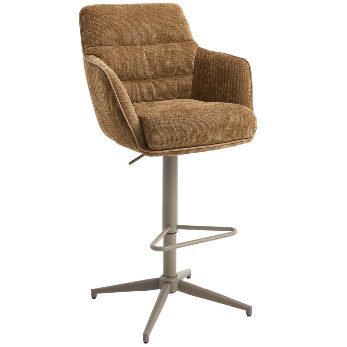 Barski stol MINEBAR (rjava, 60x58x103-125)