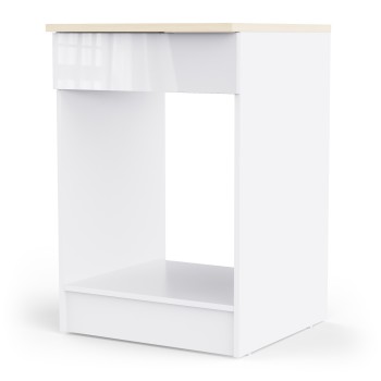 Kuhinjski element BIANCO 4 486965 (svetleč, bela + bela visok sijaj, 60x60x90)