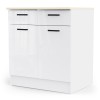 Kuhinjski element BIANCO 6 486967 (svetleč, bela + bela visok sijaj, 80x60x90) Kuhinjski element BIANCO 6 486967 (svetleč, bela + bela visok sijaj, 80x60x90)
