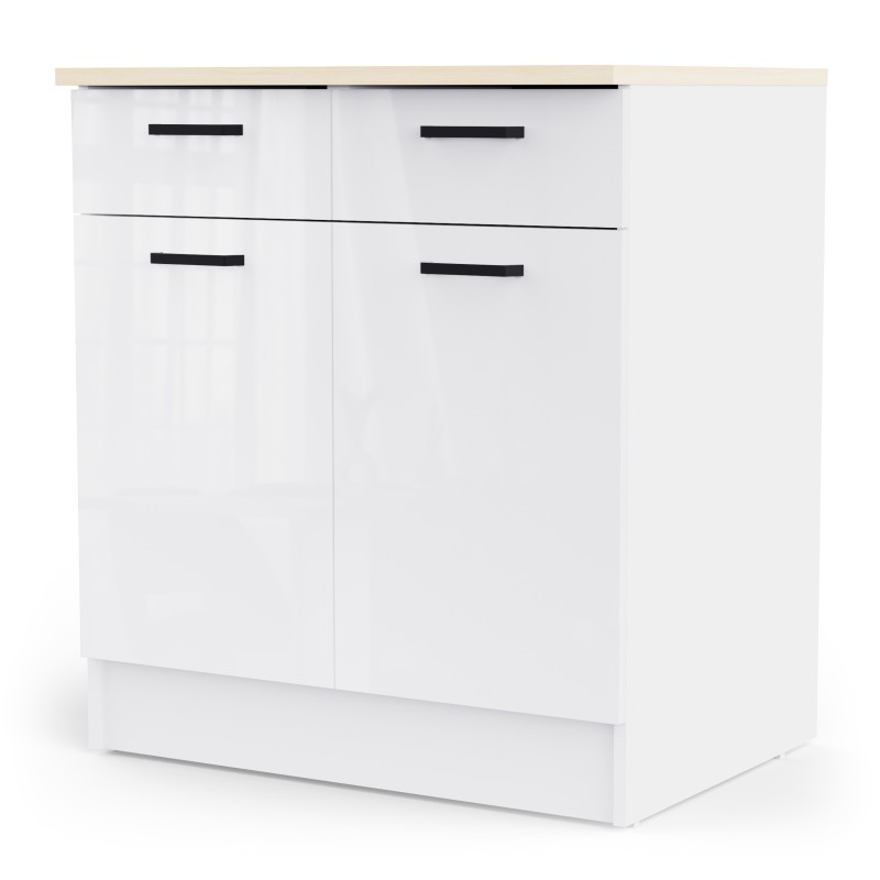 Kuhinjski element BIANCO 6 486967 (svetleč, bela + bela visok sijaj, 80x60x90) Kuhinjski element BIANCO 6 486967 (svetleč, bela + bela visok sijaj, 80x60x90)