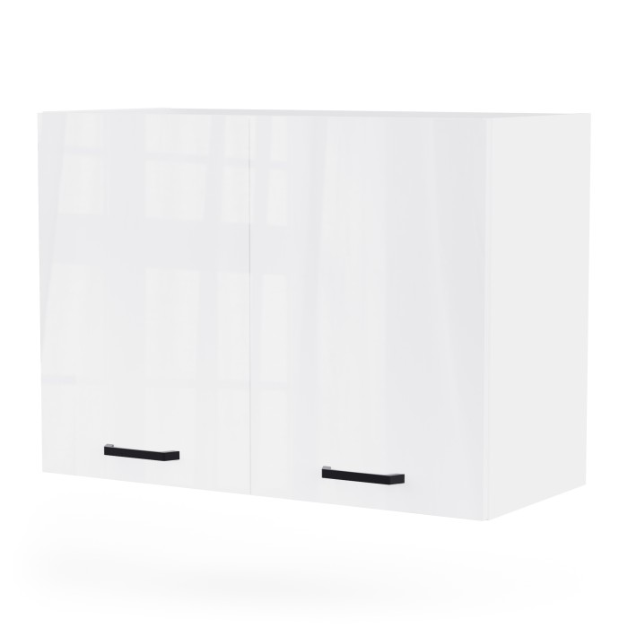 Kuhinjski element BIANCO 9 486970 (svetleč, bela + bela visok sijaj, 80x36x58)