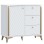 Komoda FORREST HILLS 221 (bela + zlato, 96x41,5x87)
