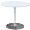 Miza LEO (bela visok sijaj, Ø 90x75)