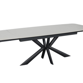 Raztegljiva miza OBAN (bela, 160/200/240x95x76)